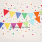 Kateカラフルな虹の誕生日の背景バナーMelissa King設計