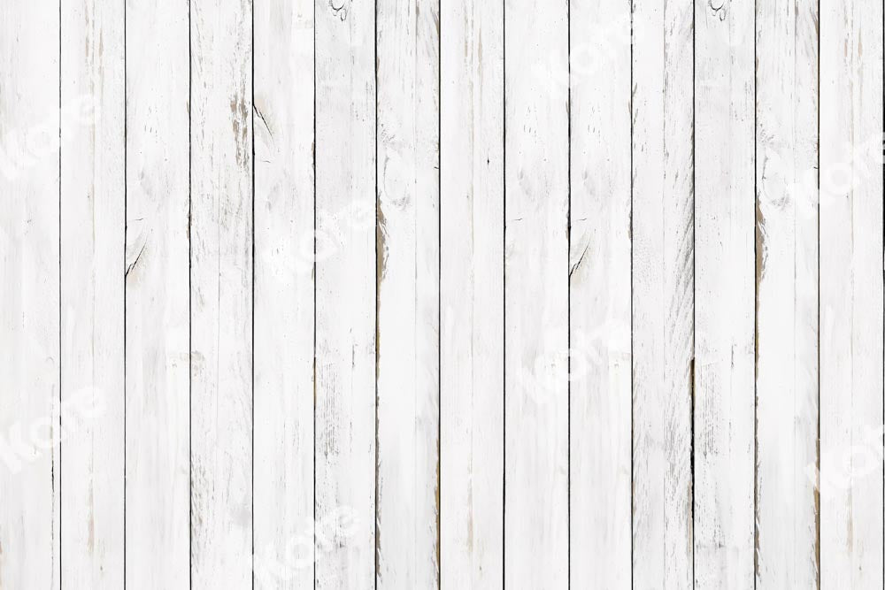 色: 1】Kate 3x3m 木目調 背景布 白い木製の板 背景紙 テクスチャ ...