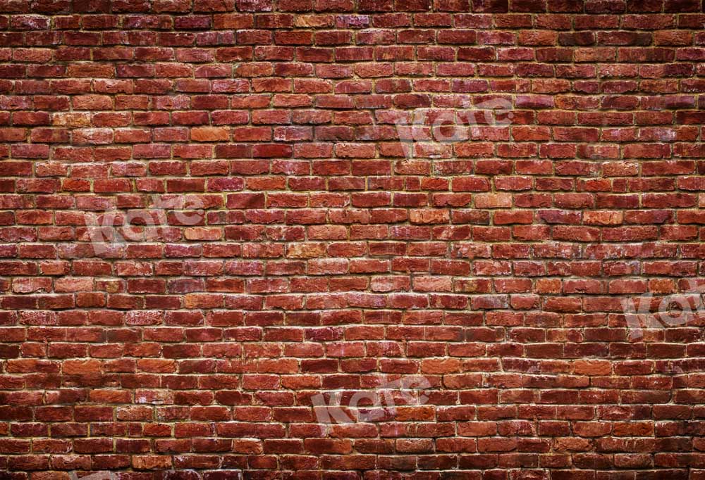 kate赤レンガの壁の背景Chain写真撮影