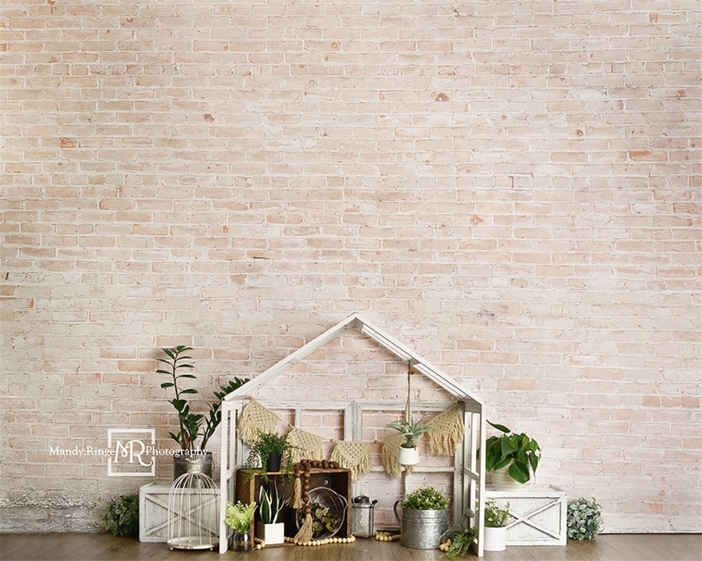 Kate農家スタイルの温室の背景Mandy Ringe設計