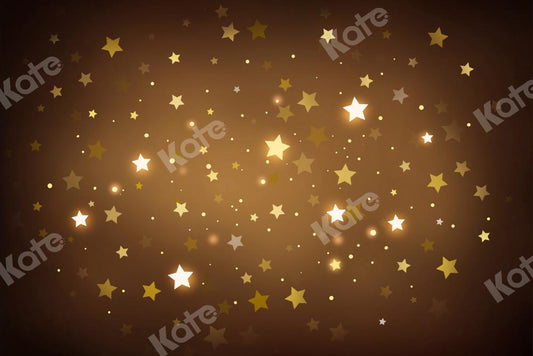 Kate茶色の輝く星の背景きらめきKate設計