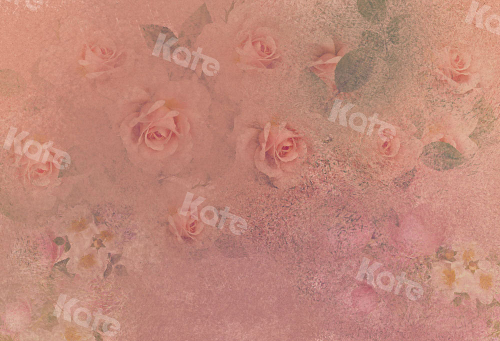 kate手描きの花の背景ヴィンテージテクスチャGQ設計