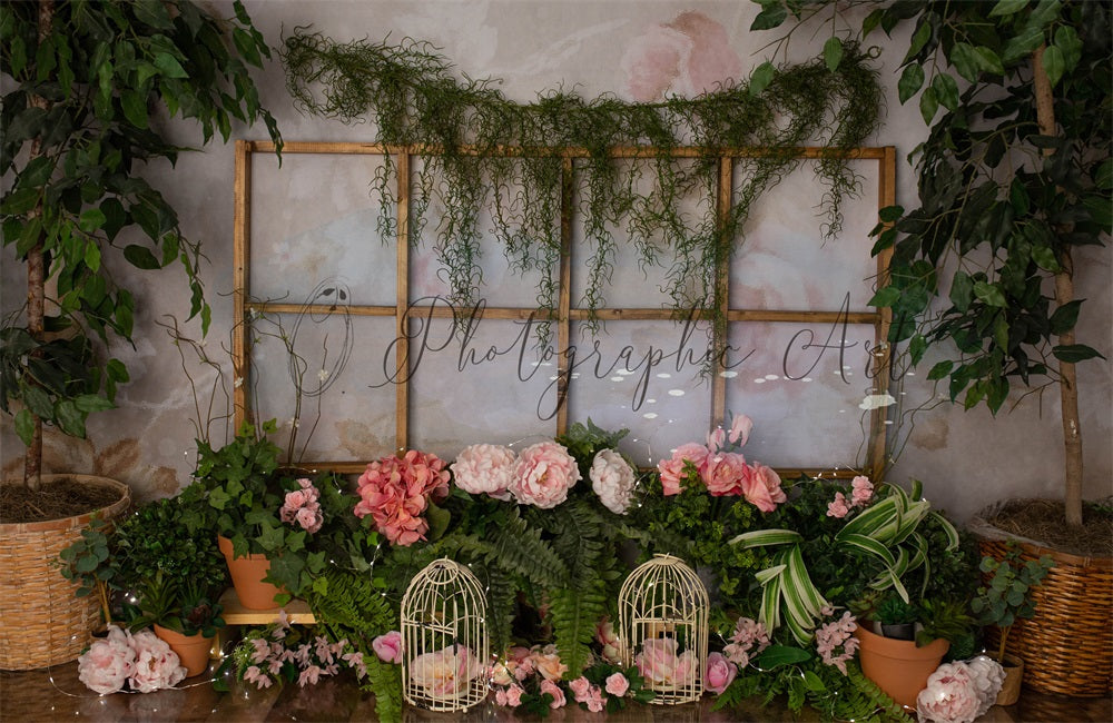 Kate写真撮影のための妖精の温室の背景Jenna Onyia 設計