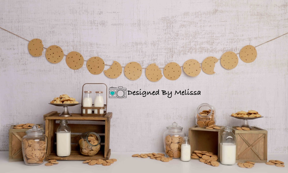 Kate素朴なミルククッキーの背景Melissa King設計