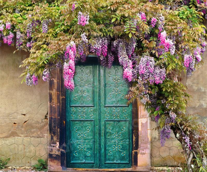 Kate春の屋外の花の背景