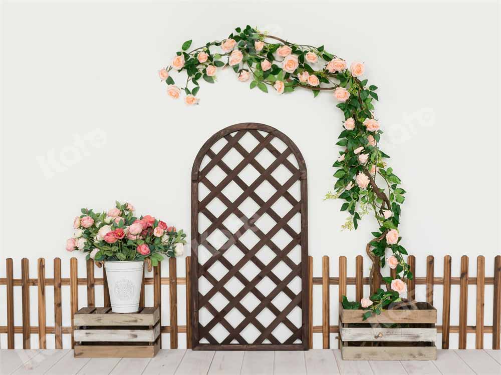 Kate春の部屋の花飾り背景Uta Mueller設計