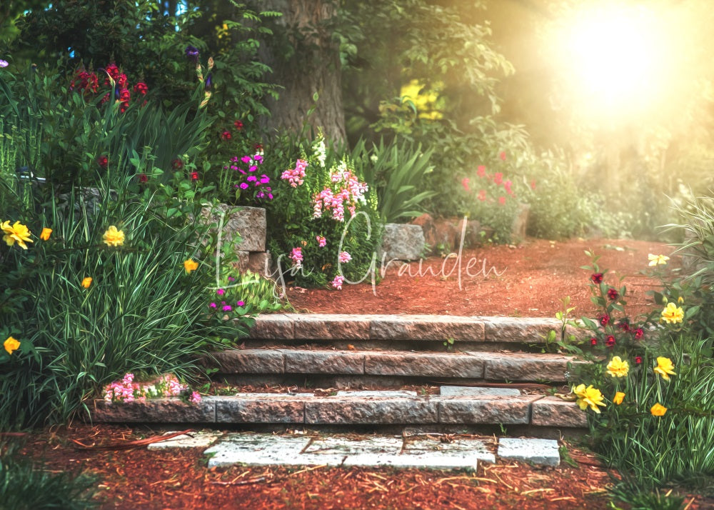 Kate写真撮影のための秘密の庭の背景Lisa Grandenデザイン