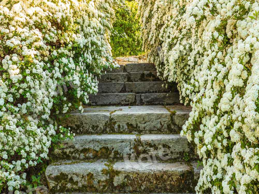 Kate春の花のステップの背景Emetselchデザイン