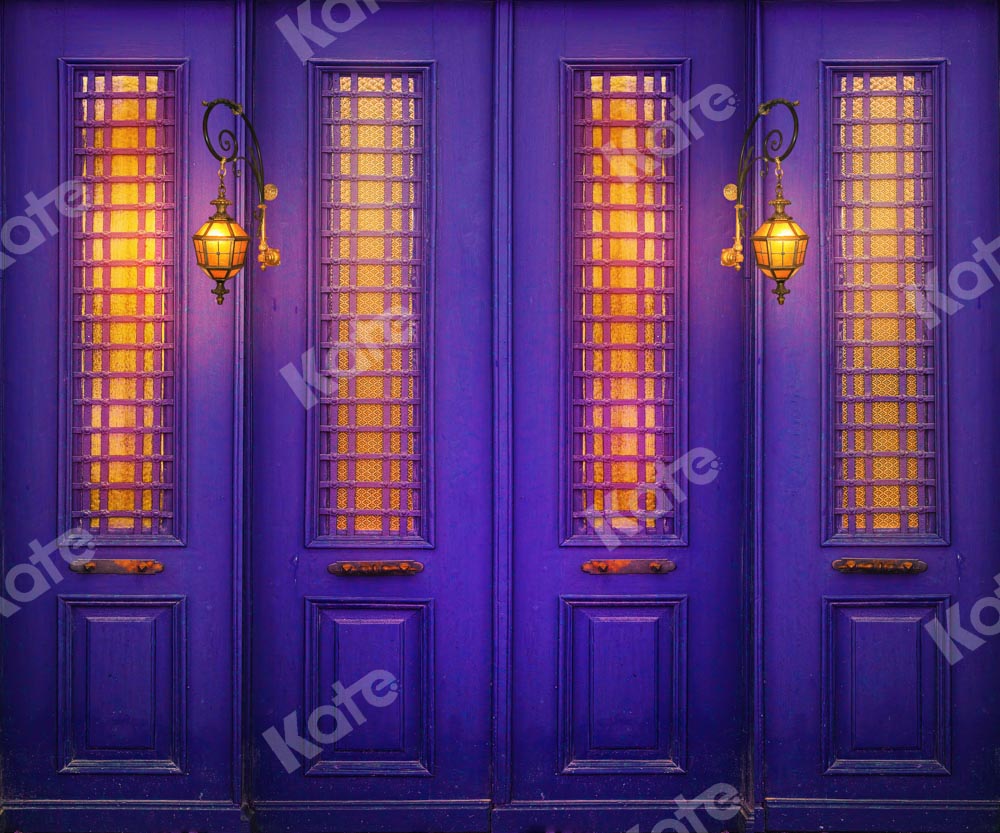 Kate紫の門の常夜灯の背景Chain Photography