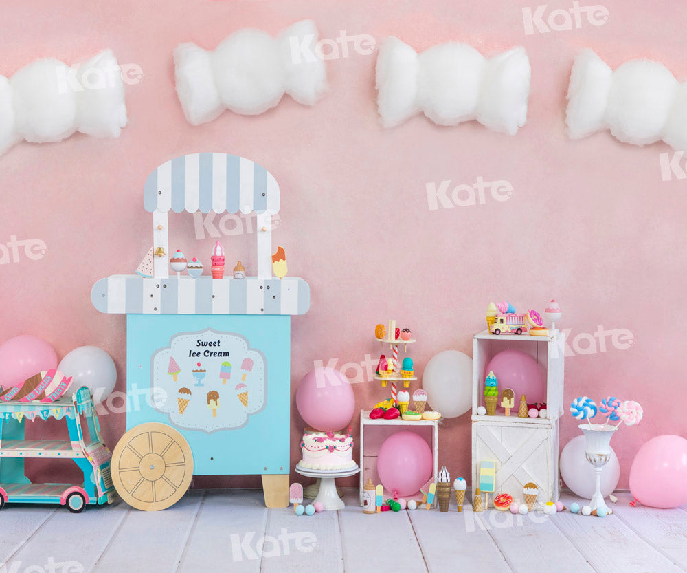 Kate甘いアイスクリームの背景ケーキスマッシュEmetselchデザイン