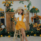 Kate夏のひまわりレモンの背景Uta Mueller設計