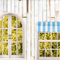 Kate夏の花の窓の背景Chainデザイン