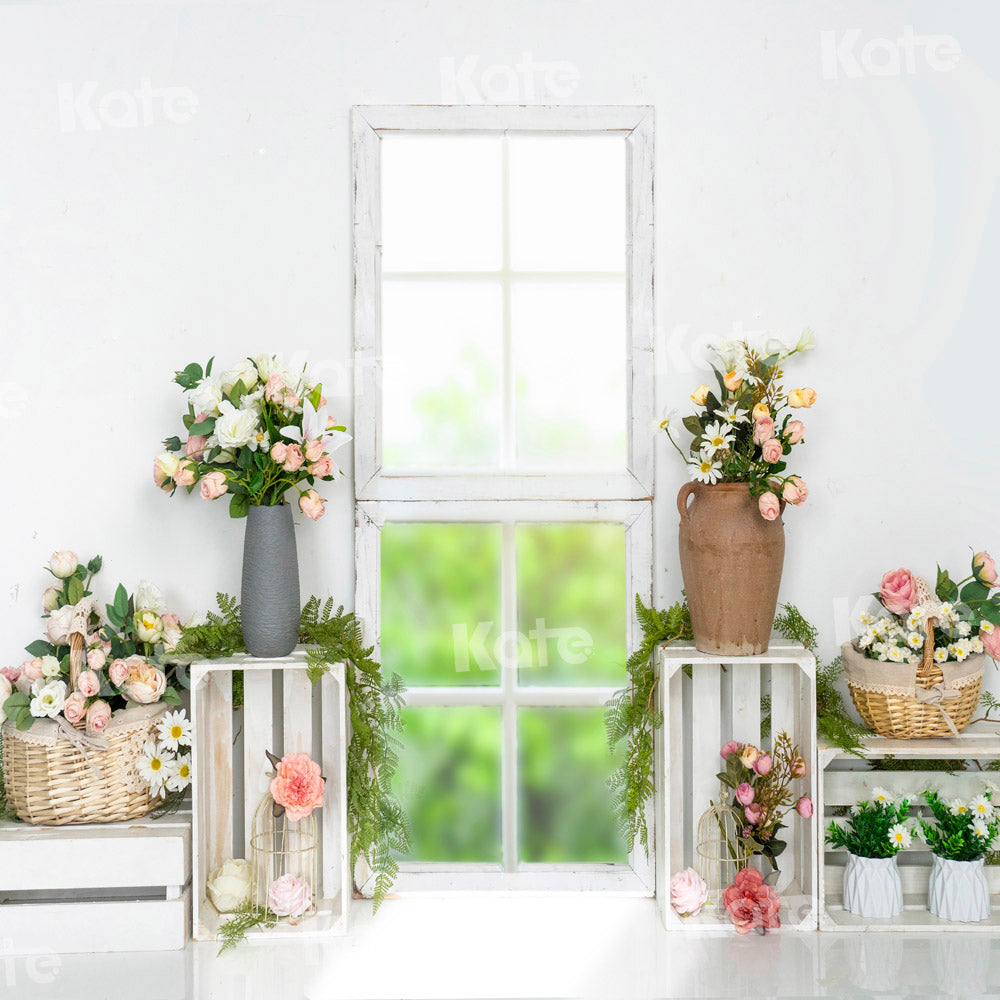Kate春の花の背景サンルームEmetselchデザイン