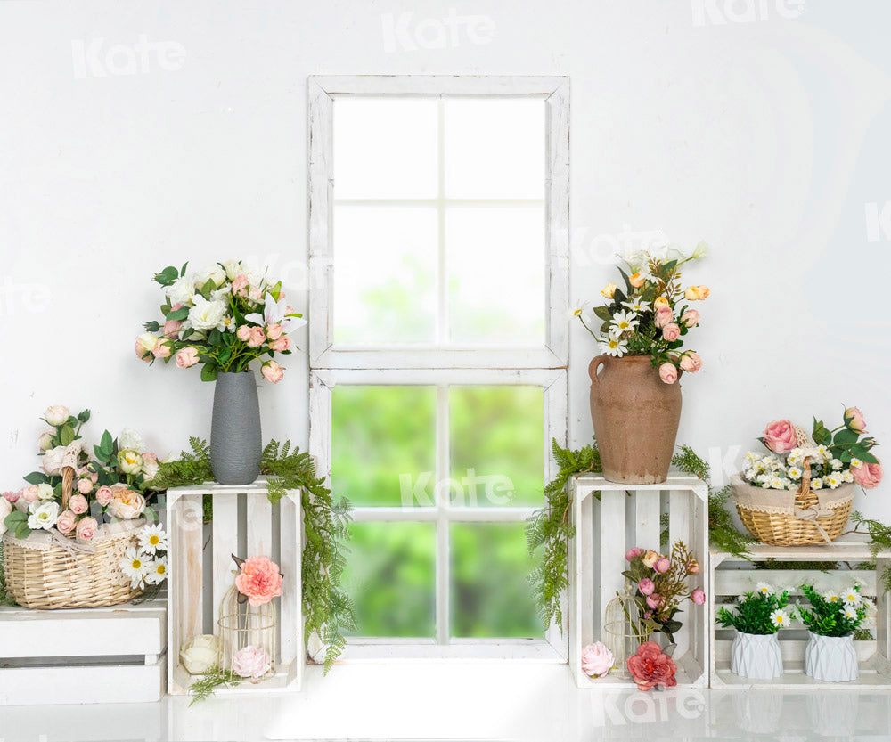 Kate春の花の背景サンルームEmetselchデザイン