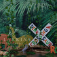 Kate写真撮影のジャングル恐竜子供の冒険森林Erin Larkinsデザイン
