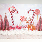 Kateクリスマスキャンヂイー雪ホットココエルクの背景