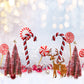 Kateクリスマスキャンヂイー雪ホットココエルクの背景
