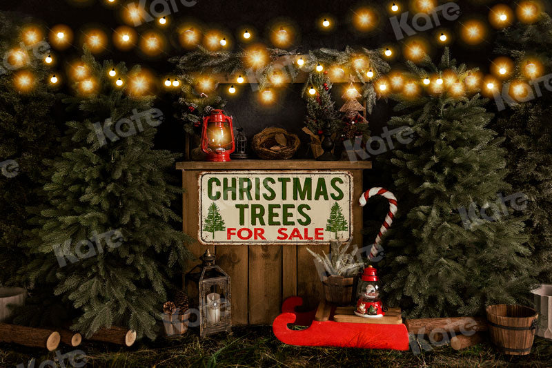 Kateクリスマス木小さなライトの背景Uta Mueller設計