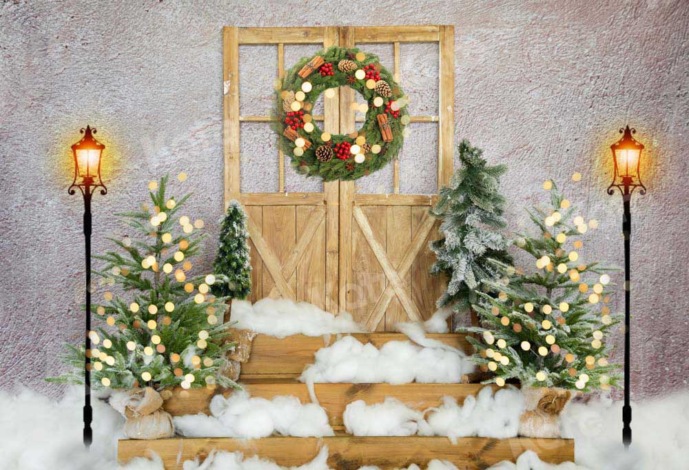 Kateクリスマスの背景屋外雪Emetselchデザイン
