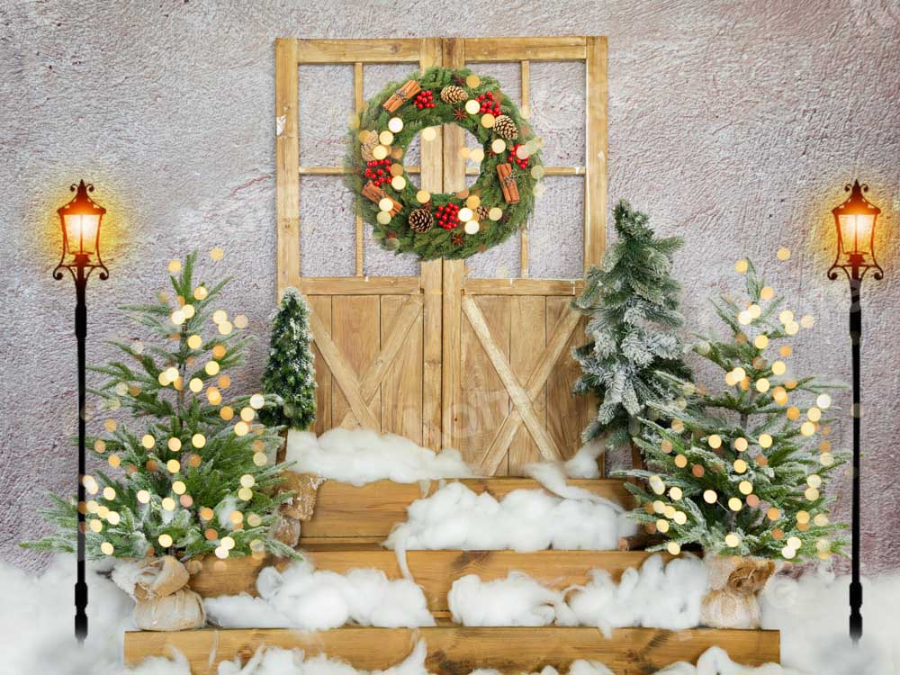 Kateクリスマスの背景屋外雪Emetselchデザイン