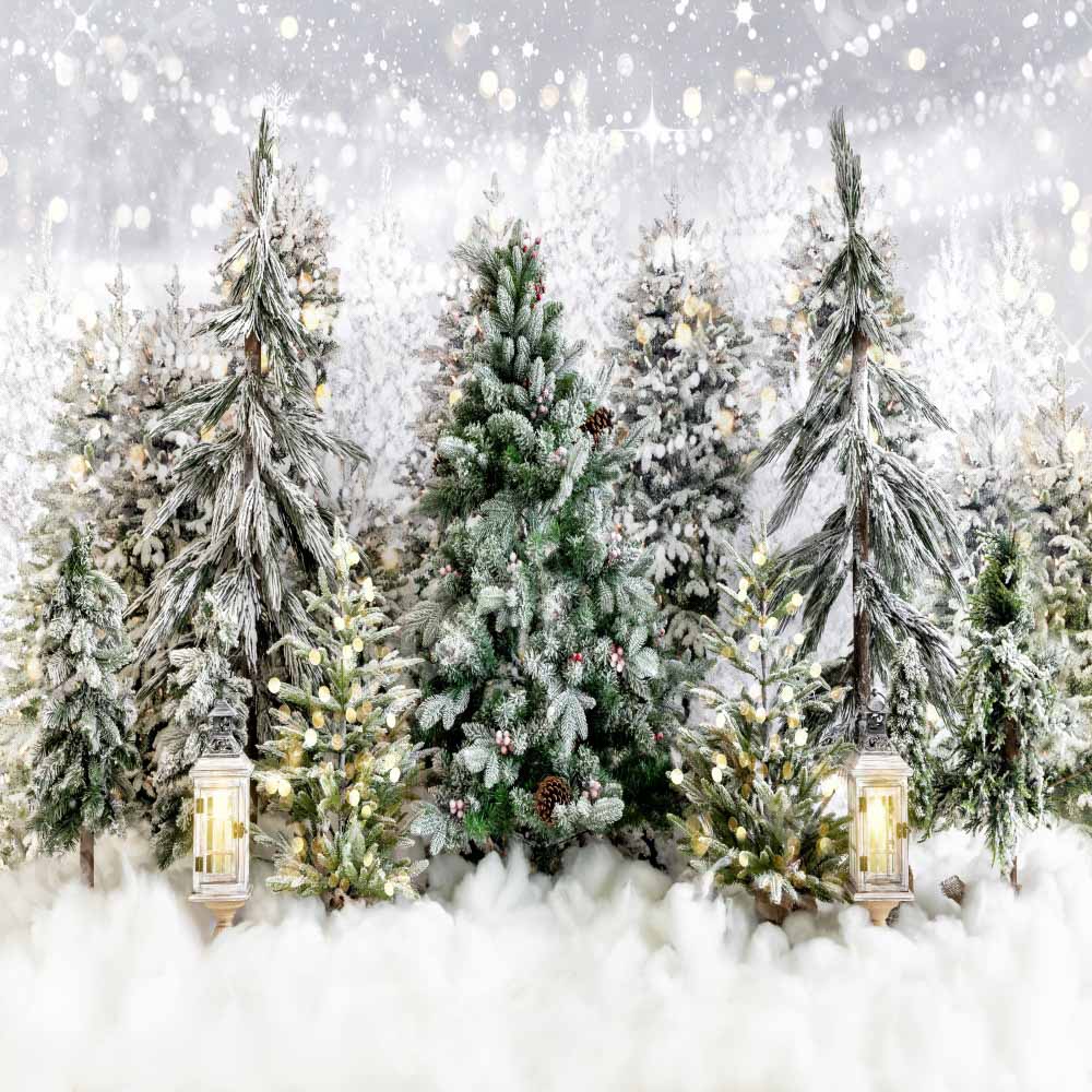 Kateクリスマスの背景ツリーパーク雪Emetselchデザイン