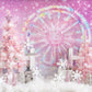 Kateクリスマスの背景ファンタジーフェリスホイールGQデザイン