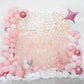 Kate誕生日の背景ピンクのパーティーバルーンシャイニーEmetselchデザイン