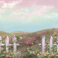 Kate 春の絵画ファンタジー ガーデン ヒルの背景