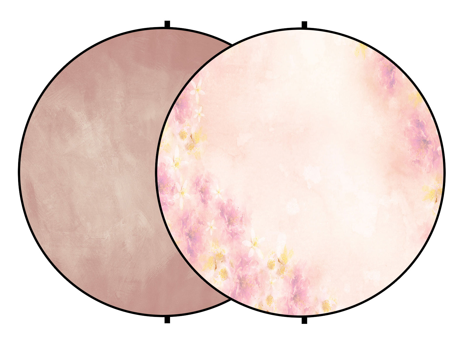 Kate ピンクの花とピンクの抽象的な折りたたみ背景写真5X5ft（1.5x1.5m）