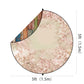 Kate ピンクの花と色の木目の抽象的な折りたたみ背景写真5X5ft（1.5x1.5m）