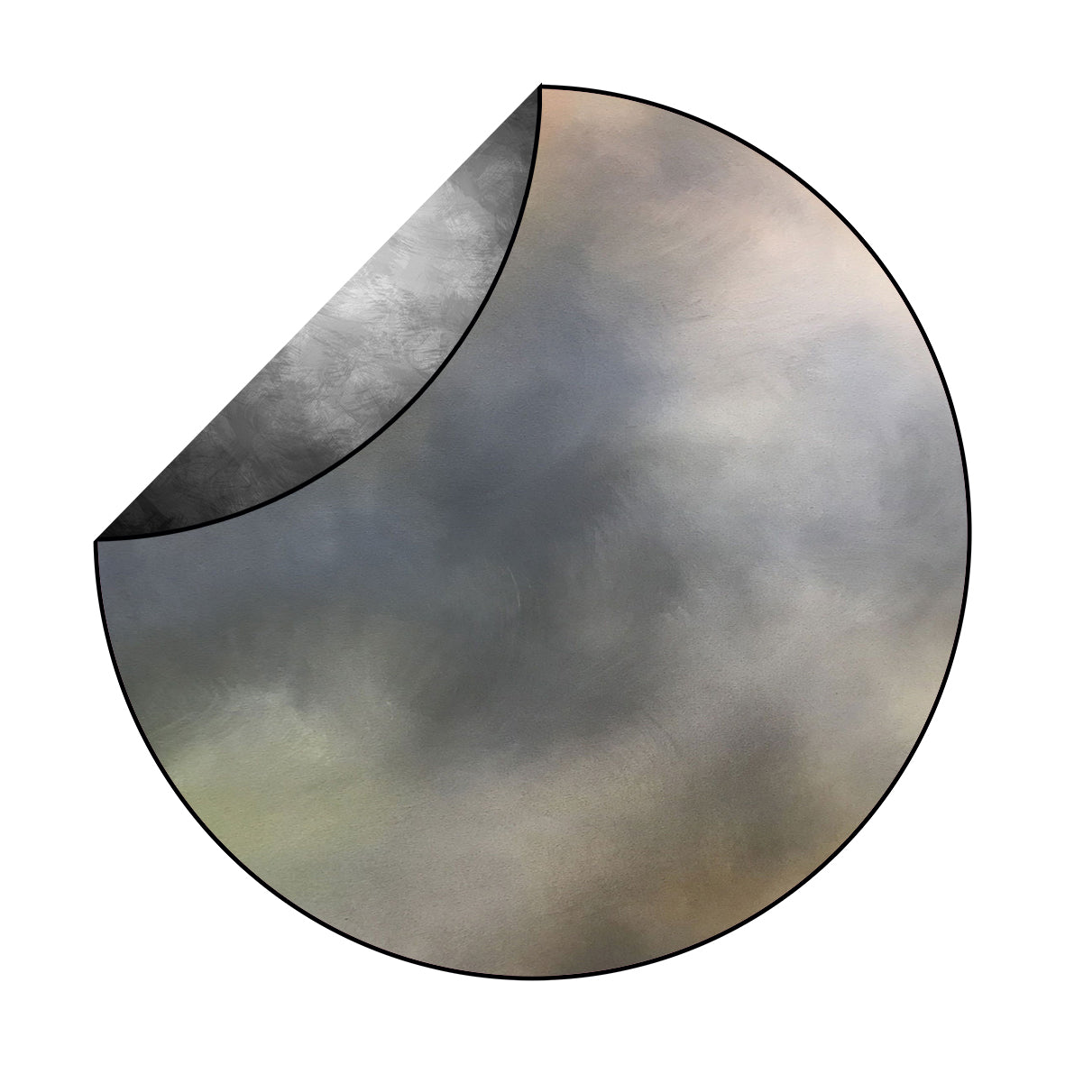 Kate 写真のための灰色の抽象/ファインアートテクスチャ折りたたみ背景（1.5x1.5m）