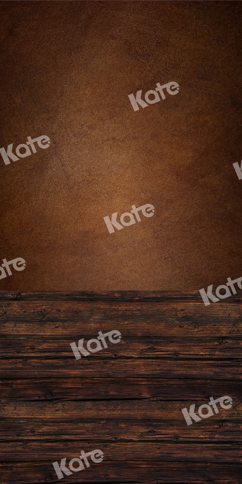 Kate スイープ背景セットフローリングマットと抽象的な茶色の壁