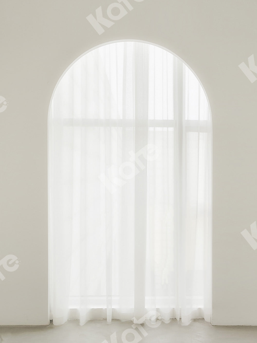 Kate 白いカーテンの窓の布の写真撮影の背景