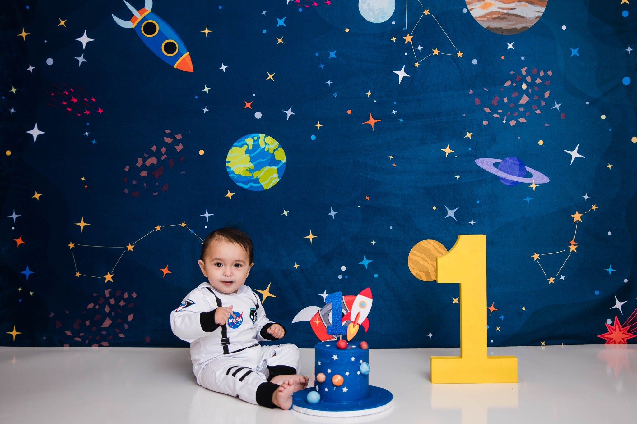 Kate宇宙飛行士の星の背景JS Photography