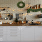 Kate 現代のクリスマスキッチンの写真の背景