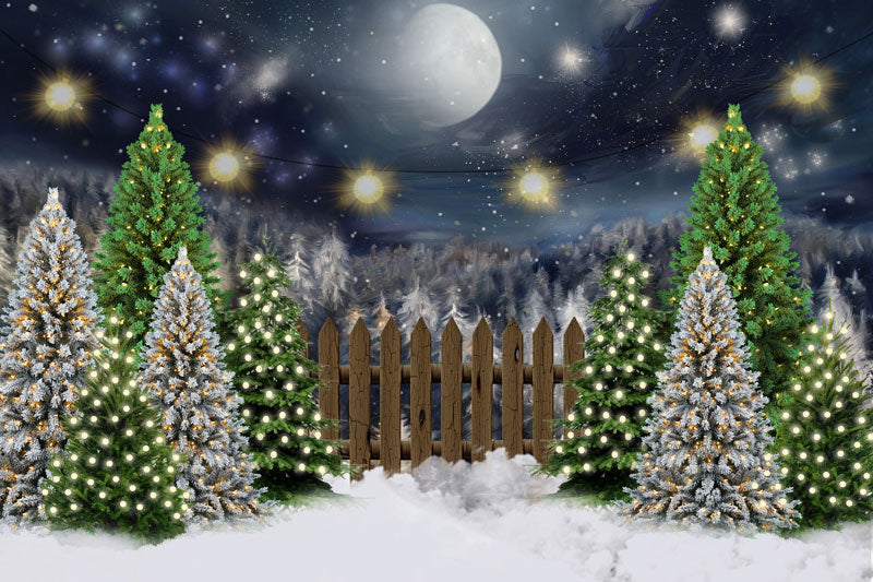 Kate クリスマスツリーの農場の写真撮影の背景