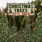 Kate 写真撮影のためのクリスマスの農場の木の背景
