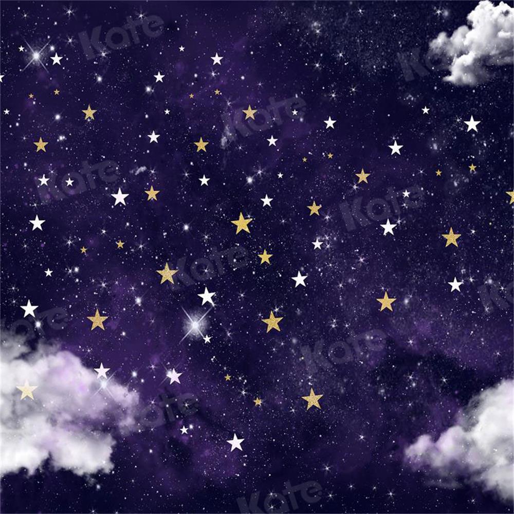 Kate写真撮影のための星空の夜の背景JFCCデザイン