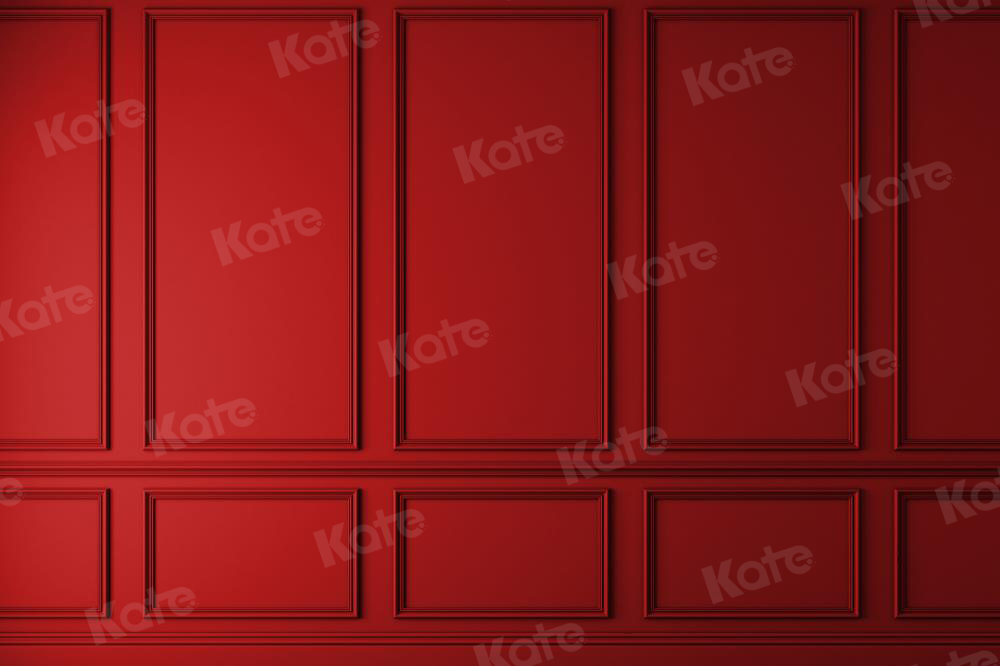 Kate 写真撮影のための赤いヴィンテージの壁の背景
