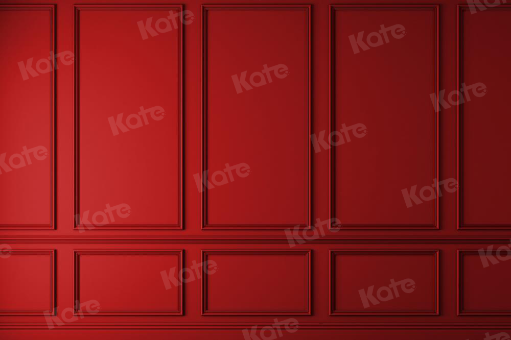 Kate 写真撮影のための赤いヴィンテージの壁の背景