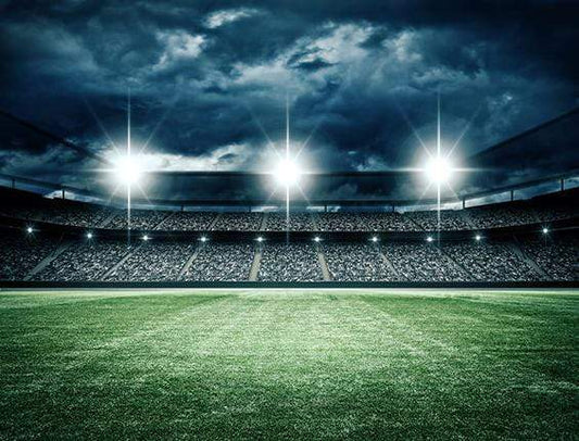 Katebackdrop鎷㈡綖Kate Light Light Dark Football field Backdrop Sport