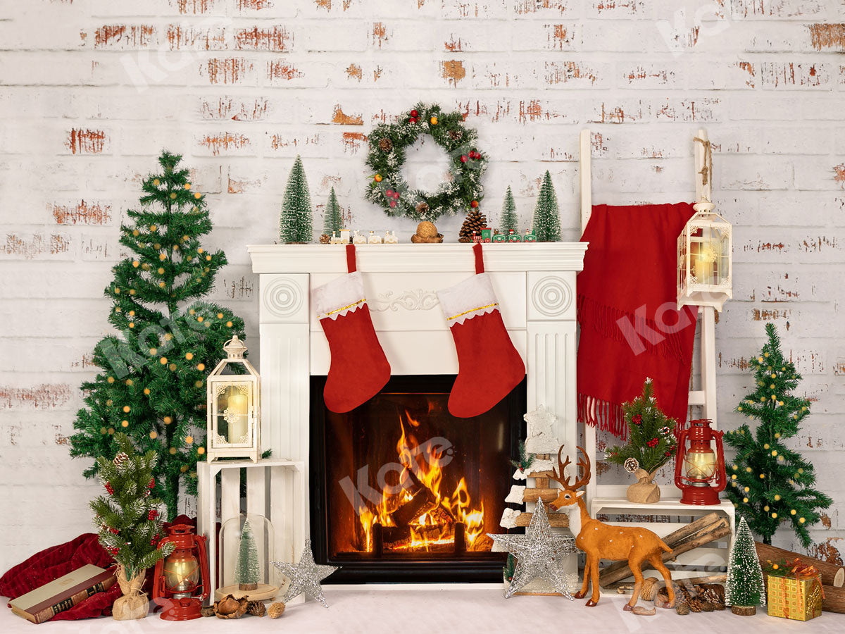 Kate クリスマス暖炉背景によって設計されたコレクション:Jia Chan