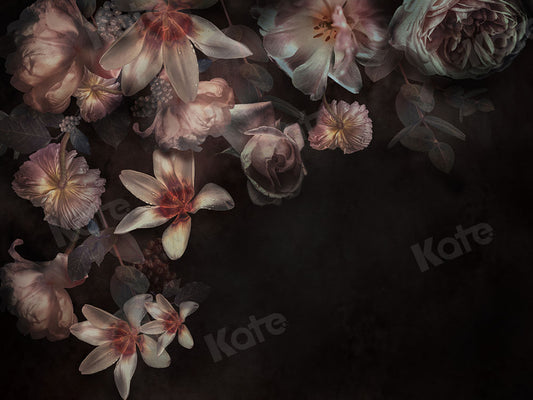 Kate レトロな花の写真の背景によって設計された  Chain Photography