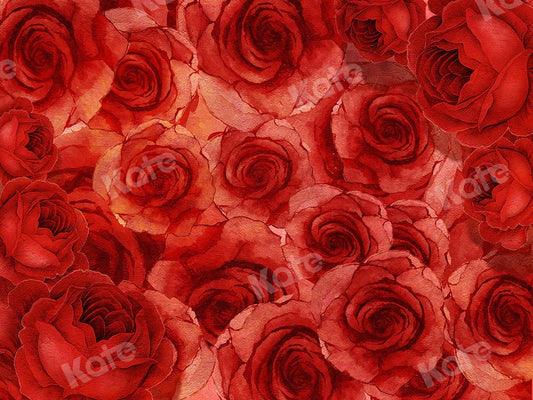 Kate 赤いバラのバレンタインデーの背景