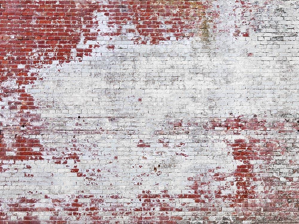 Kate赤白レンガの壁の背景Kate Imageデザイン