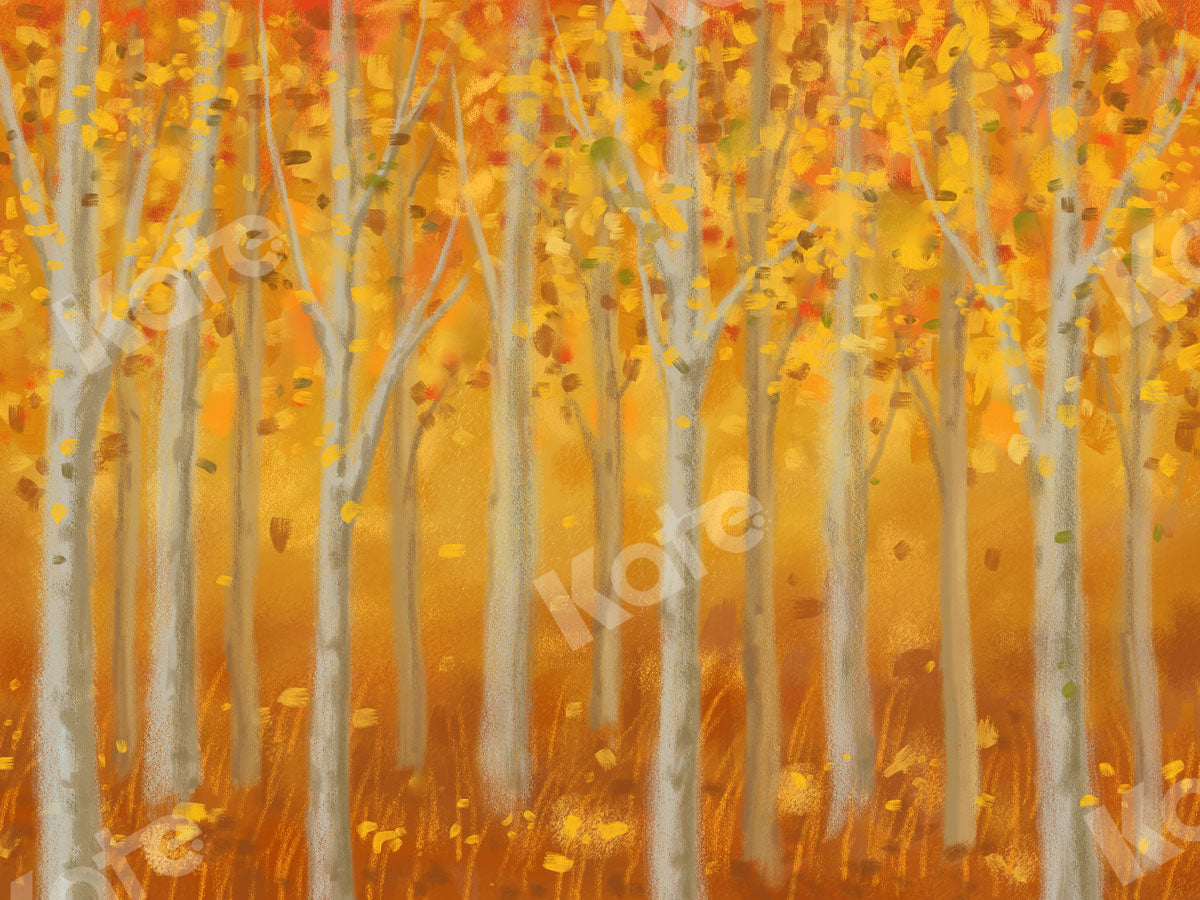 kate 秋の背景美術の森