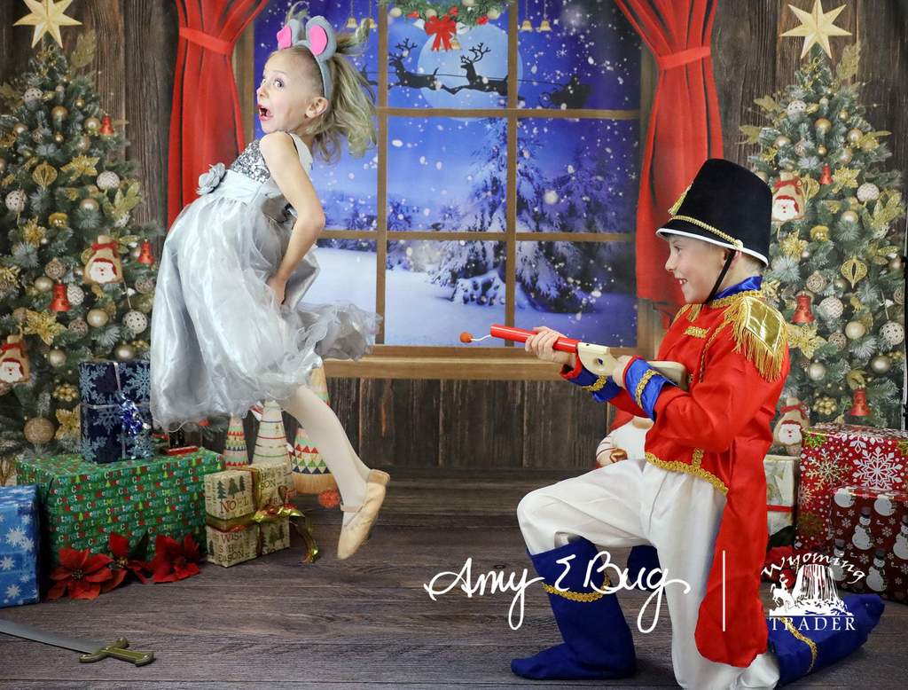 Kate レトロなクリスマスツリーギフト背景 によって設計された  Chain Photography