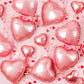 Kate ピンクの風船バレンタインデーの背景設計された Emetselch