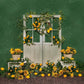 Kateケーキスマッシュ夏の背景レモンひまわり納屋のドアEmetselch設計