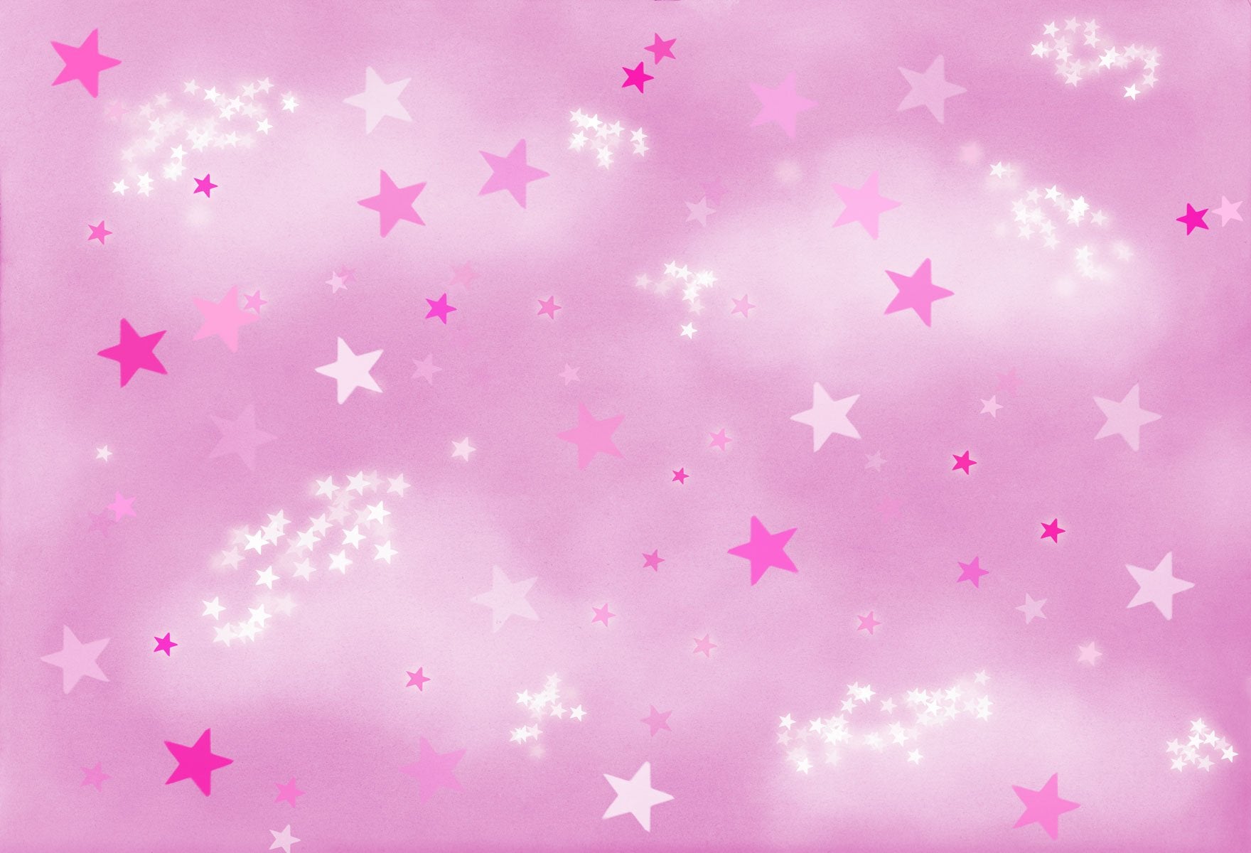 Kateつの柔らかい空ピンクの星の背景